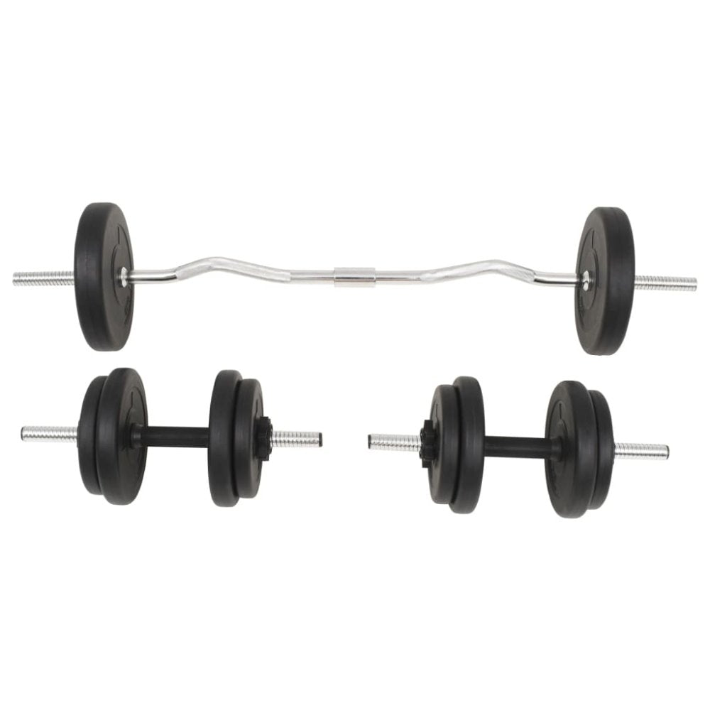 Curl Barbell and Dumbbell Set (Total 30kg)