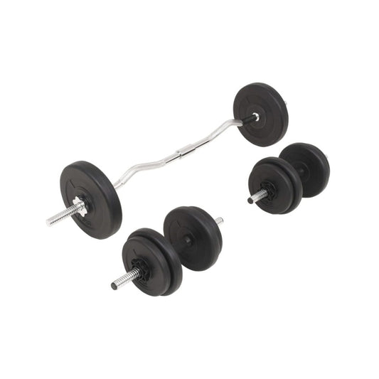 Curl Barbell and Dumbbell Set (Total 30kg)