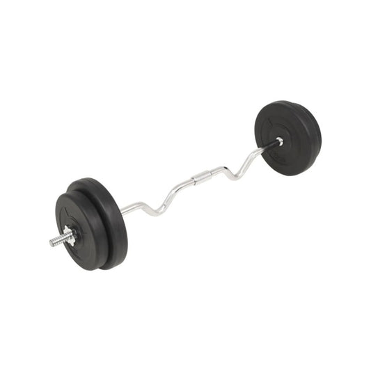 Curl Barbell with Plates 30kg