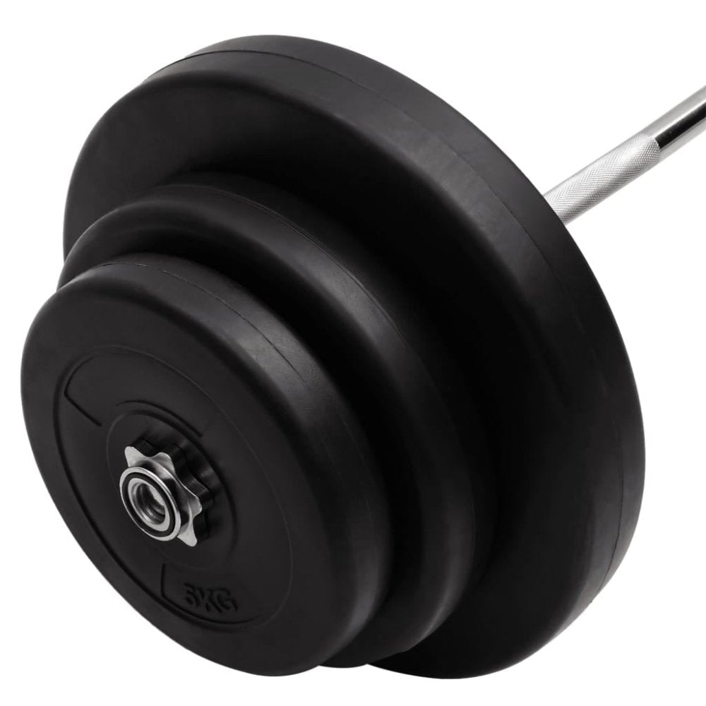 Curl Barbell with Plates 60kg