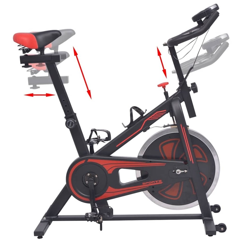 Exercise Training Bike with Pulse Sensors
