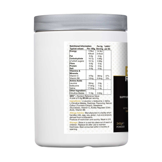 Fittux BCAA Recovery - Lemon & Lime 340g