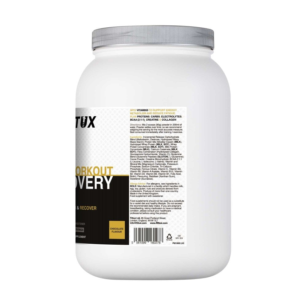 Fittux Post - Workout Recovery - Chocolate 1.8kg