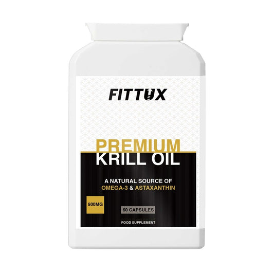 Fittux Premium Krill Oil 500mg - 60 Capsules