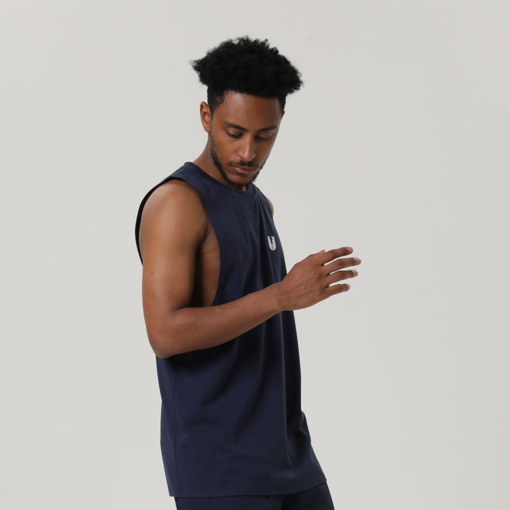 Fittux Training Vest – Black & Blue