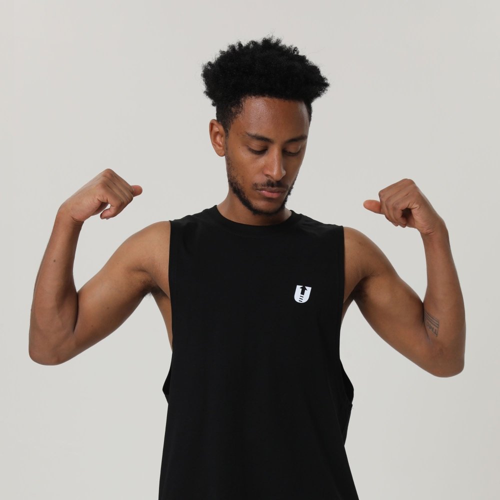 Fittux Training Vest – Black & Blue