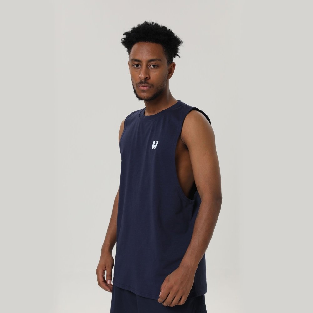 Fittux Training Vest – Black & Blue