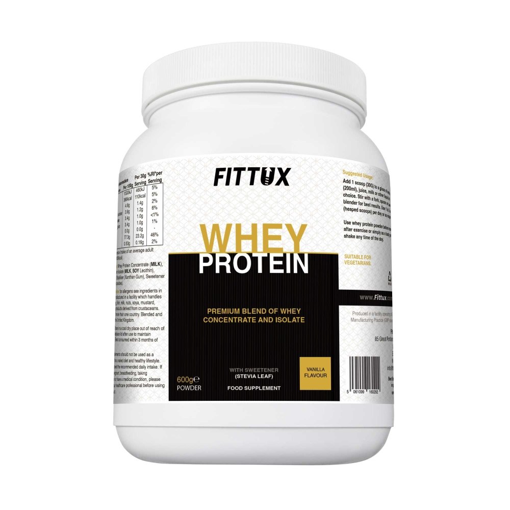 Fittux Whey Protein - Vanilla 600g
