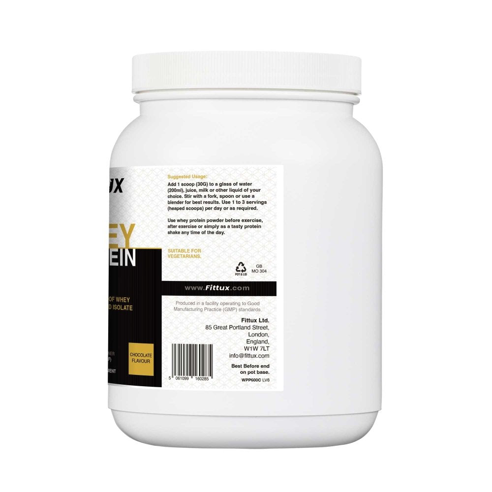 Fittux Whey Protein - Vanilla / Chocolate 600g
