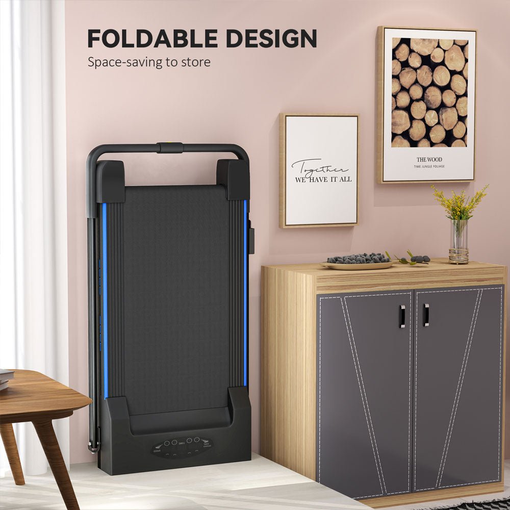 Foldable Walking Treadmill with Remote & LCD Display