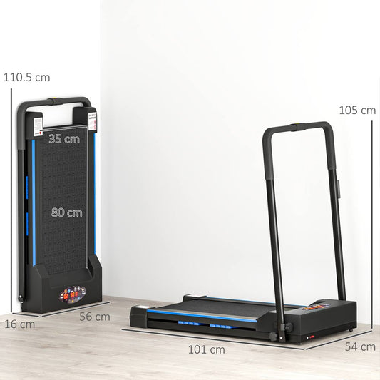 Foldable Walking Treadmill with Remote & LCD Display