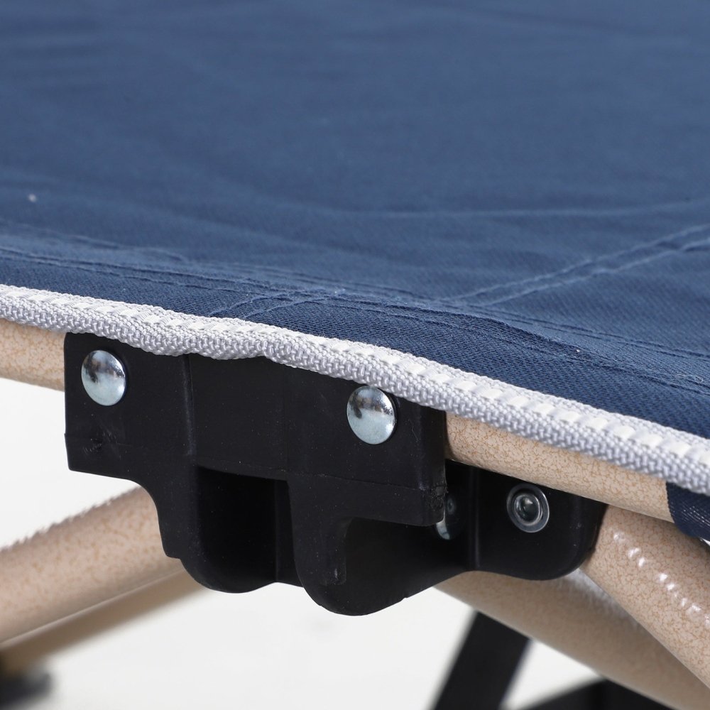 Folding Camping Bed - Black / Blue / Green / Grey
