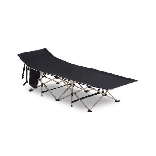 Folding Camping Bed - Black / Blue / Green / Grey