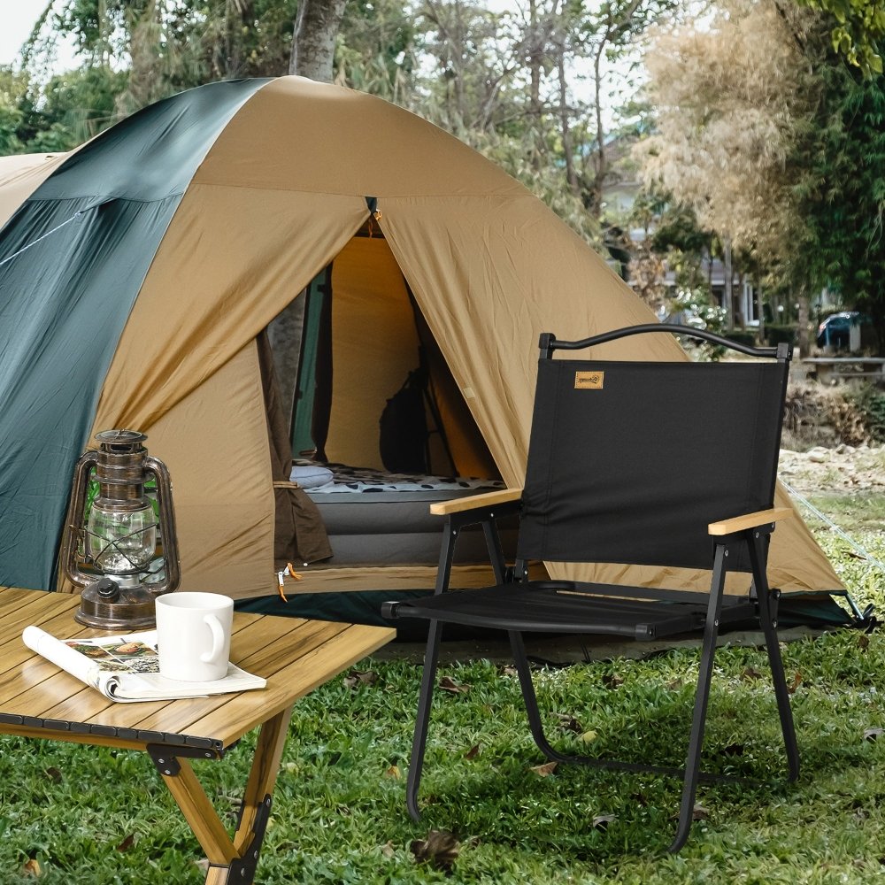 Folding Camping Chair - Black