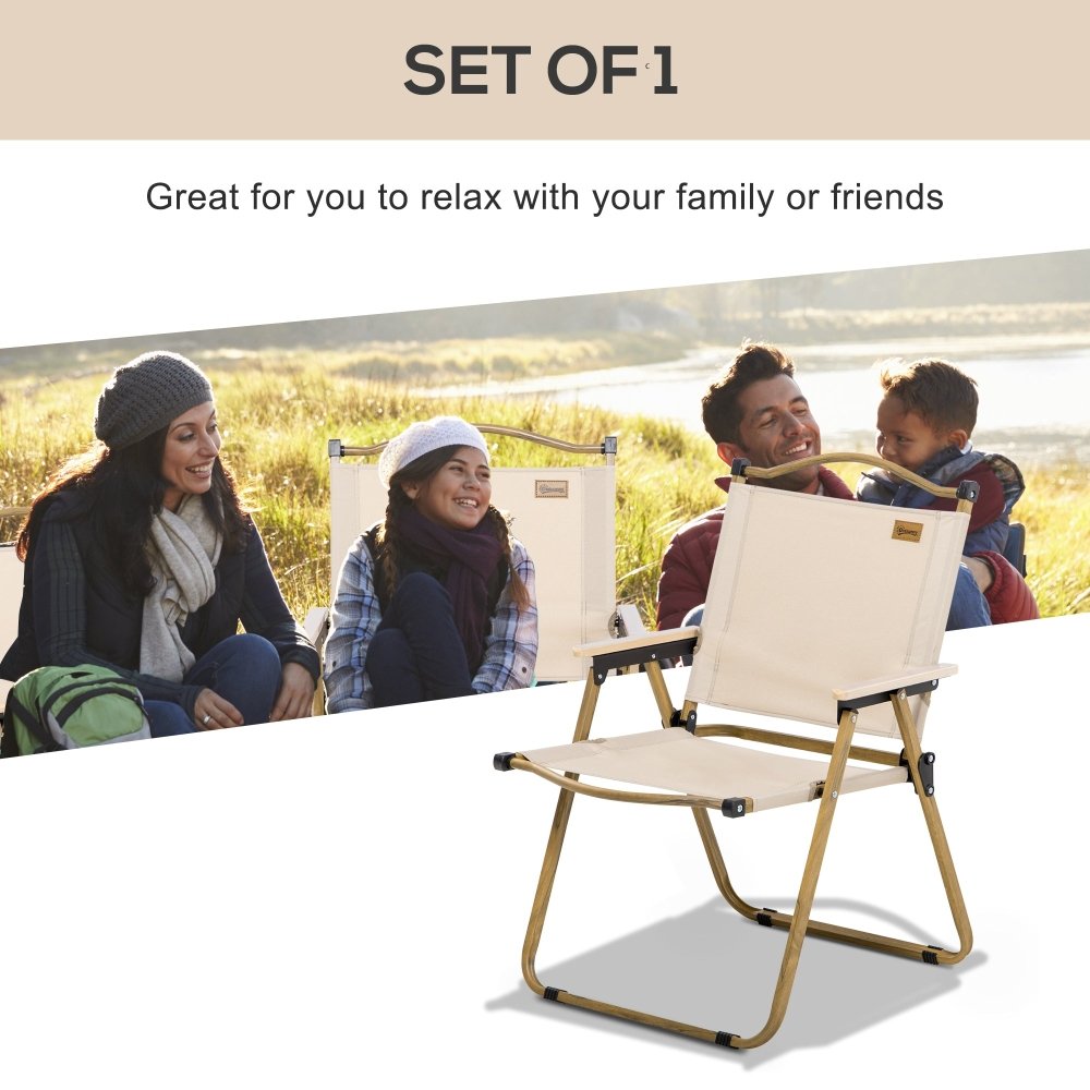 Folding Camping Chair - Black