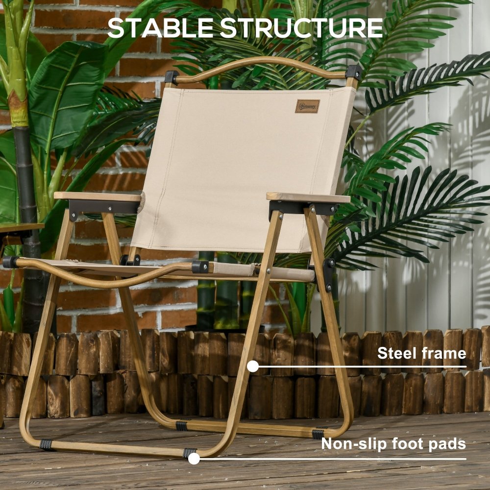 Folding Camping Chair - Black