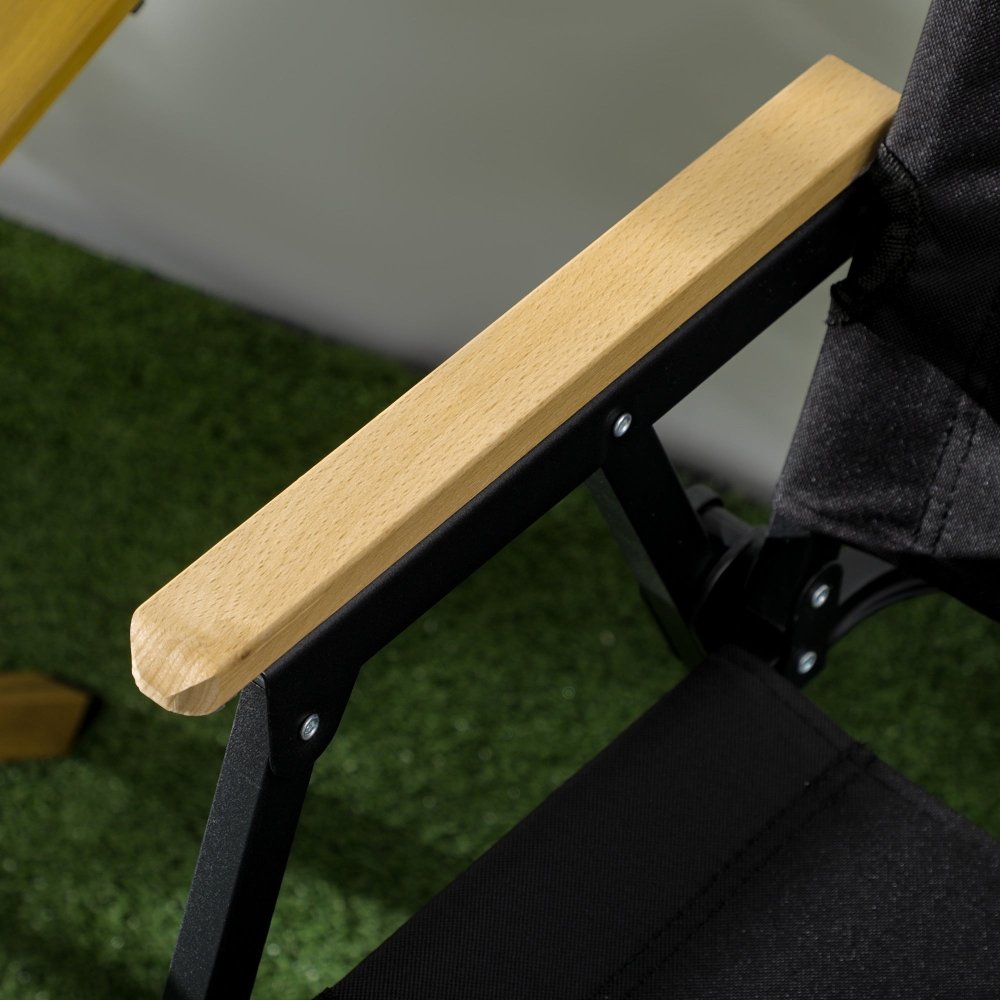 Folding Camping Chair - Black