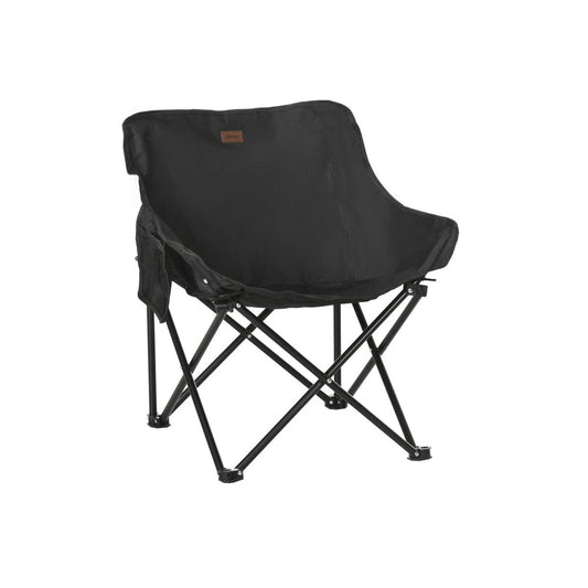 Folding Camping Chair - Black / White