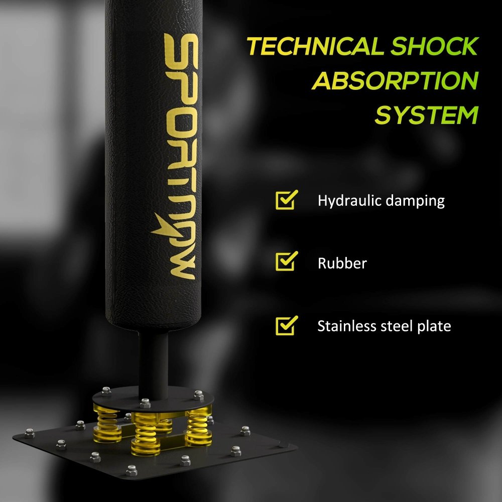 Freestanding Reflex Boxing Trainer with Rotating Bar & Adjustable Height