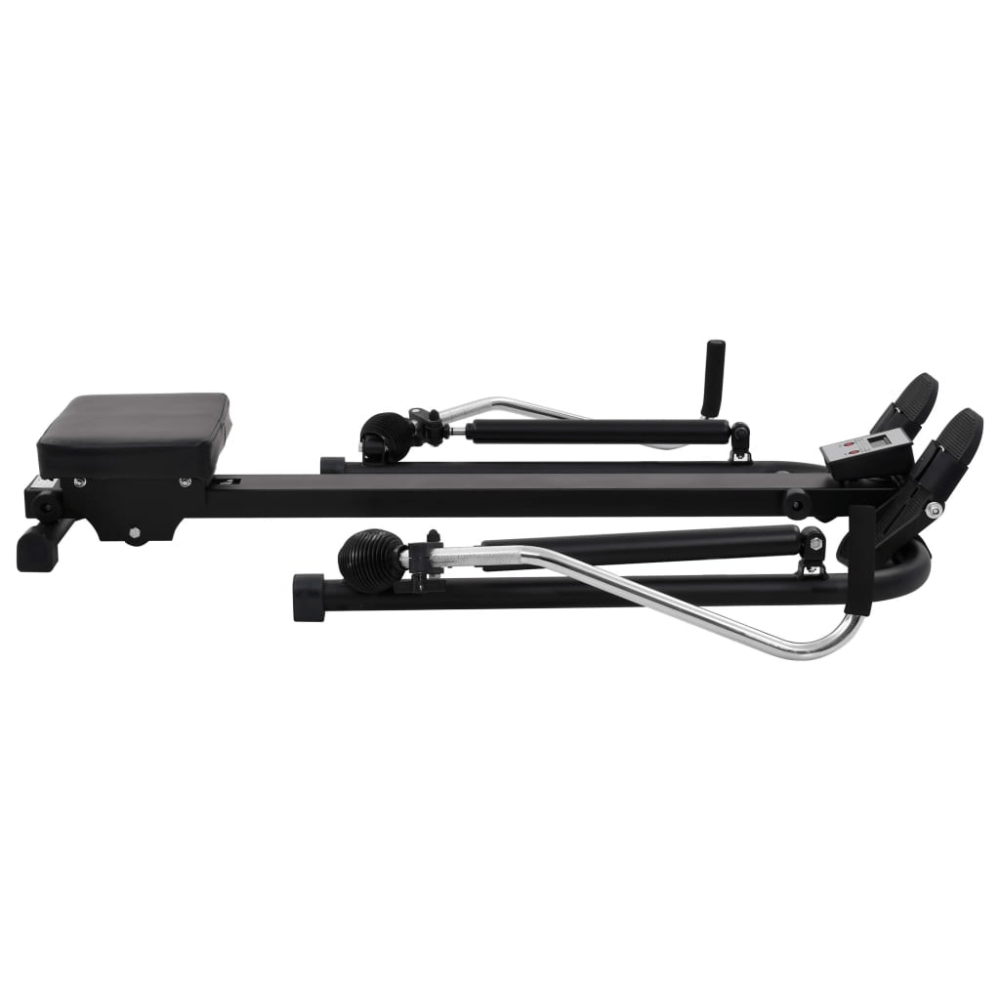 Functional Home Rowing Machine – 5 - Level Hydraulic Resistance (Black)