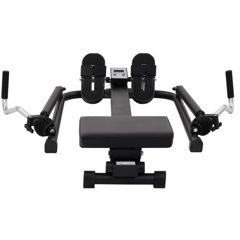Functional Home Rowing Machine – 5 - Level Hydraulic Resistance (Black)
