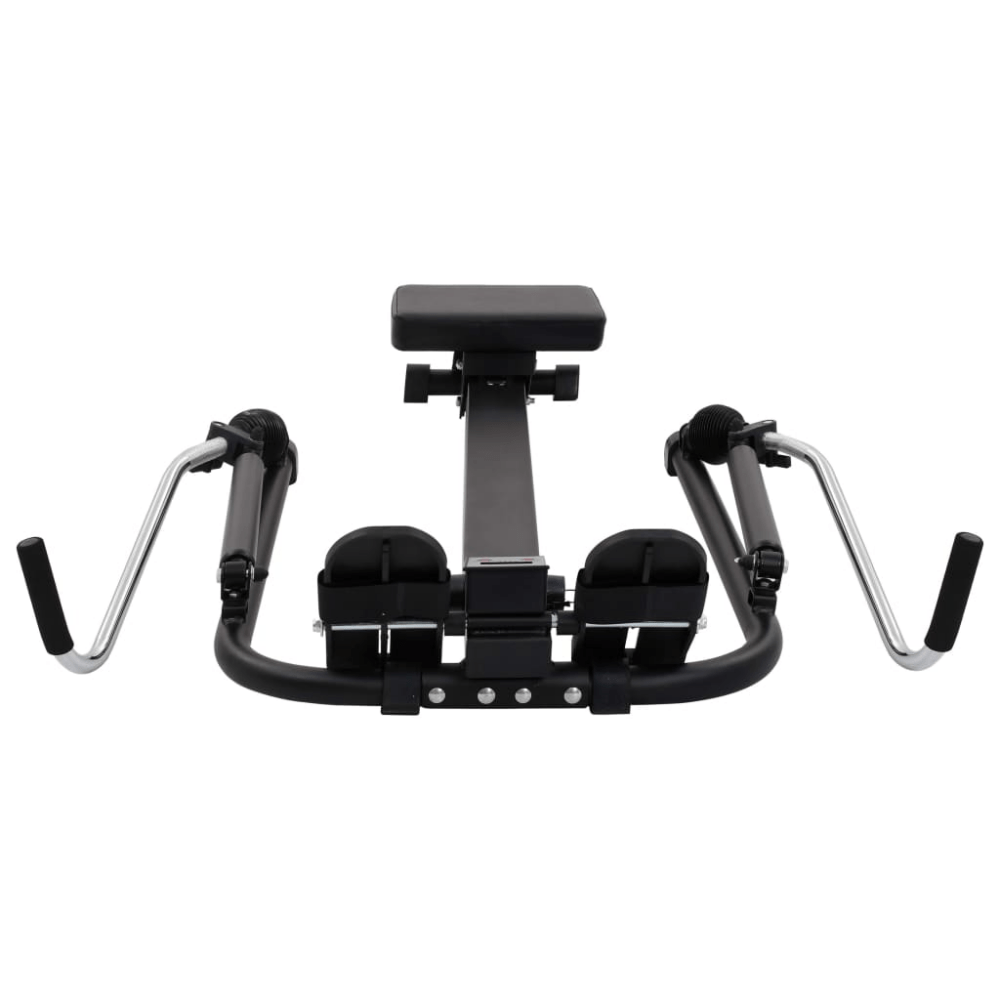 Functional Home Rowing Machine – 5 - Level Hydraulic Resistance (Black)