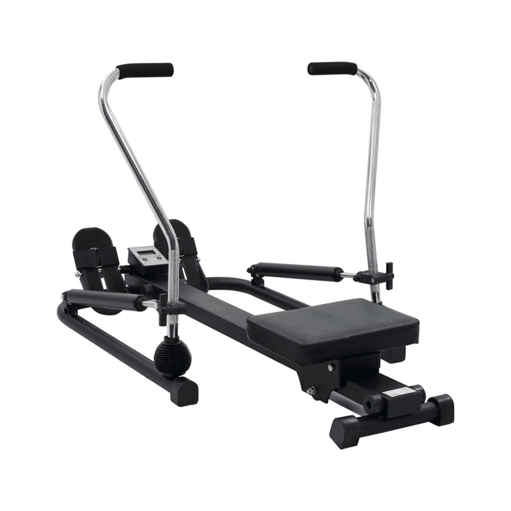 Functional Home Rowing Machine – 5 - Level Hydraulic Resistance (Black)