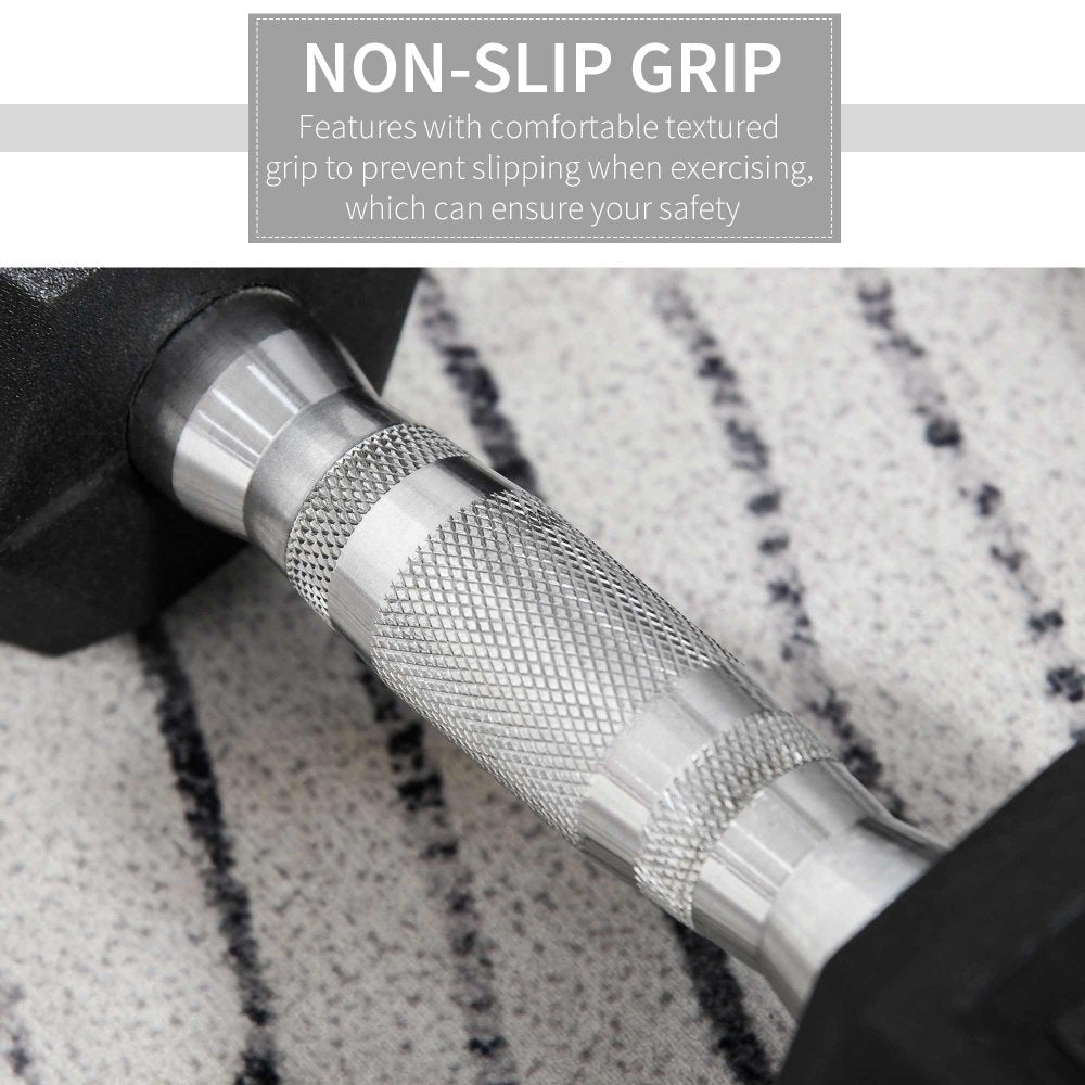 Hex Dumbbell Set – 3 Pairs (5kg, 6kg, 8kg) Rubber - Coated