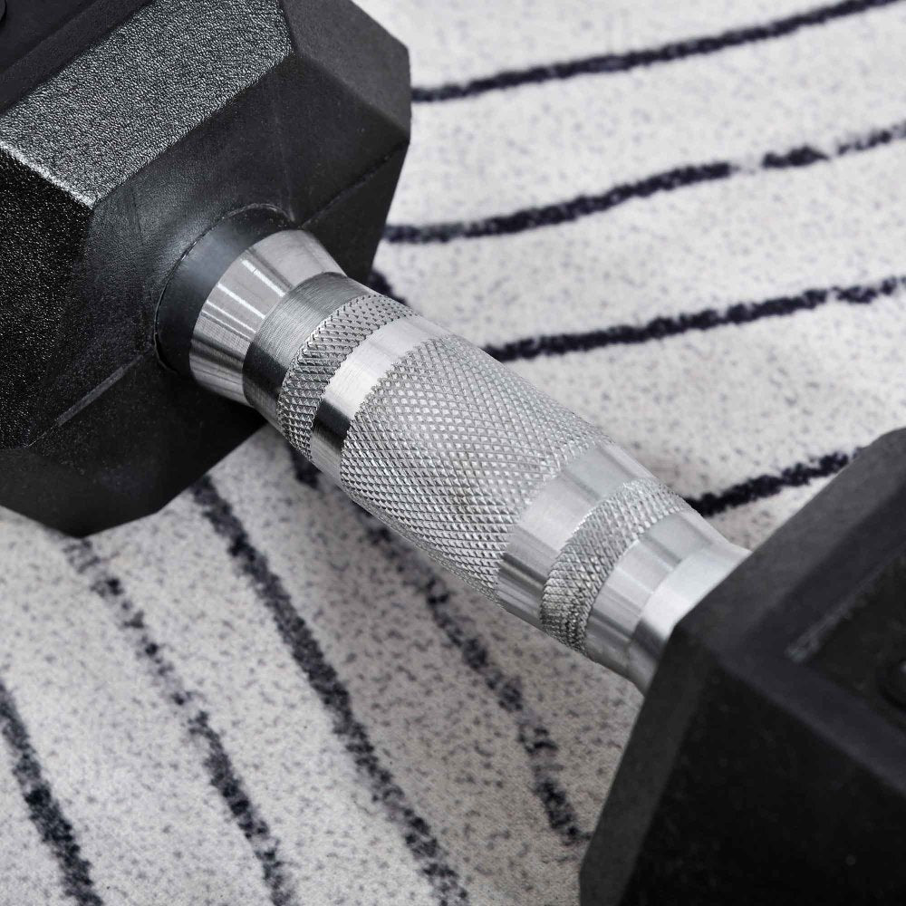 Hex Dumbbell Set – 3 Pairs (5kg, 6kg, 8kg) Rubber - Coated