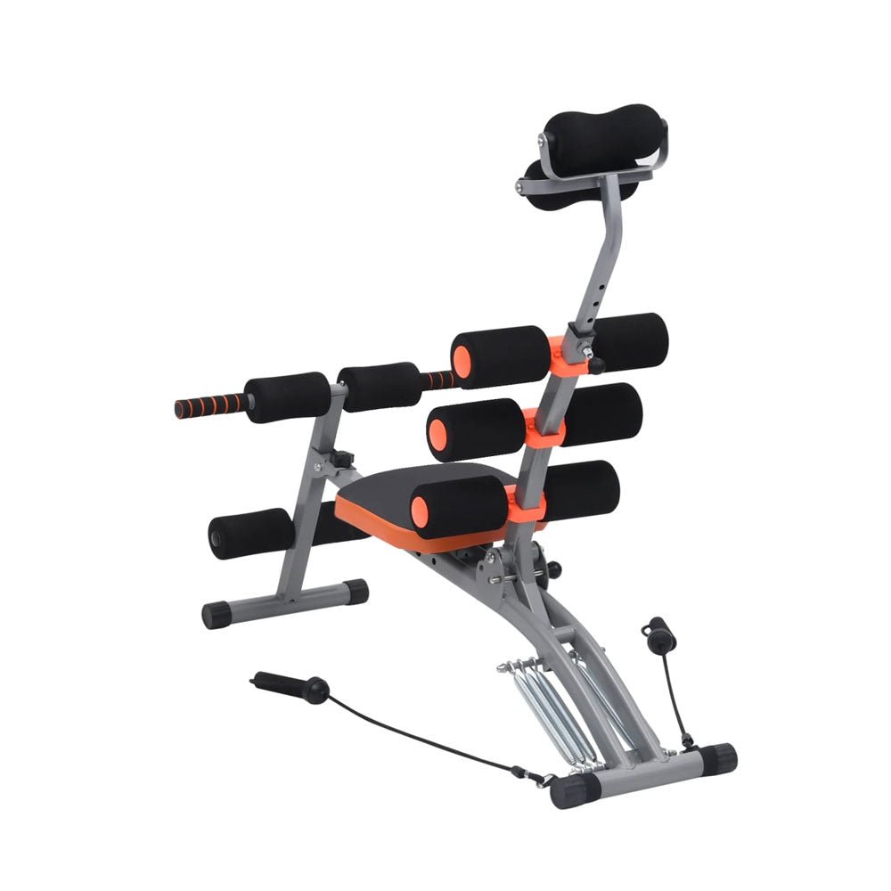 L - Shaped Ab Trainer with Resistance Bands