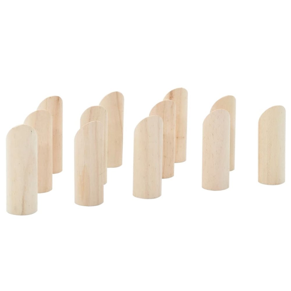 Number Kubb Toss Game – Solid Pinewood Outdoor Beach Game