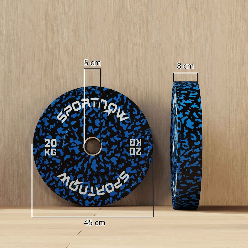 Olympic Weight Plates – 2x10kg, 2x15kg, or 2x20kg with 5cm Centre Holes