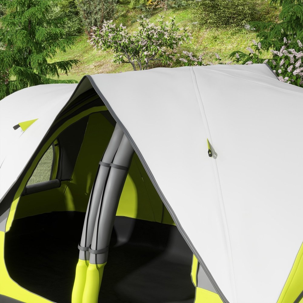Outsunny 6–8 Person Tunnel Camping Tent with 2000mm Waterproof Rainfly