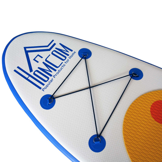Inflatable Paddle Board with Adjustable Paddle