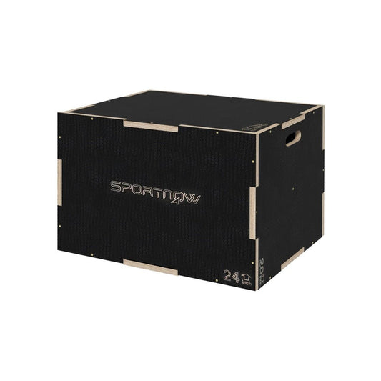 Plyometric Jump Box – Adjustable Wooden Step for Home & Gym