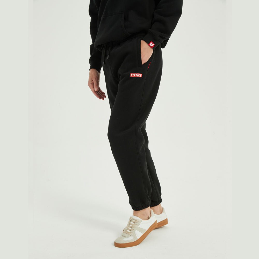 Premium Oversized Tracksuit Bottoms - Fittux