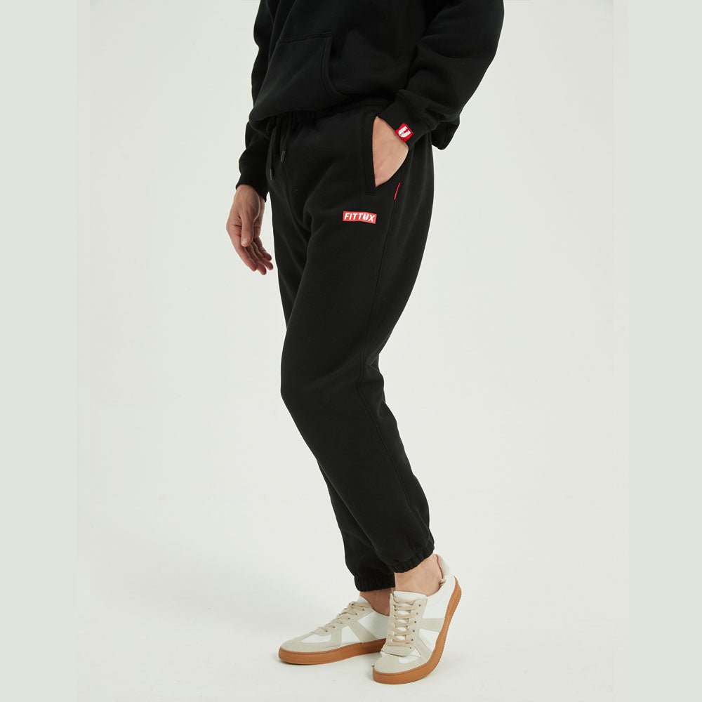 Premium Oversized Tracksuit Bottoms - Fittux