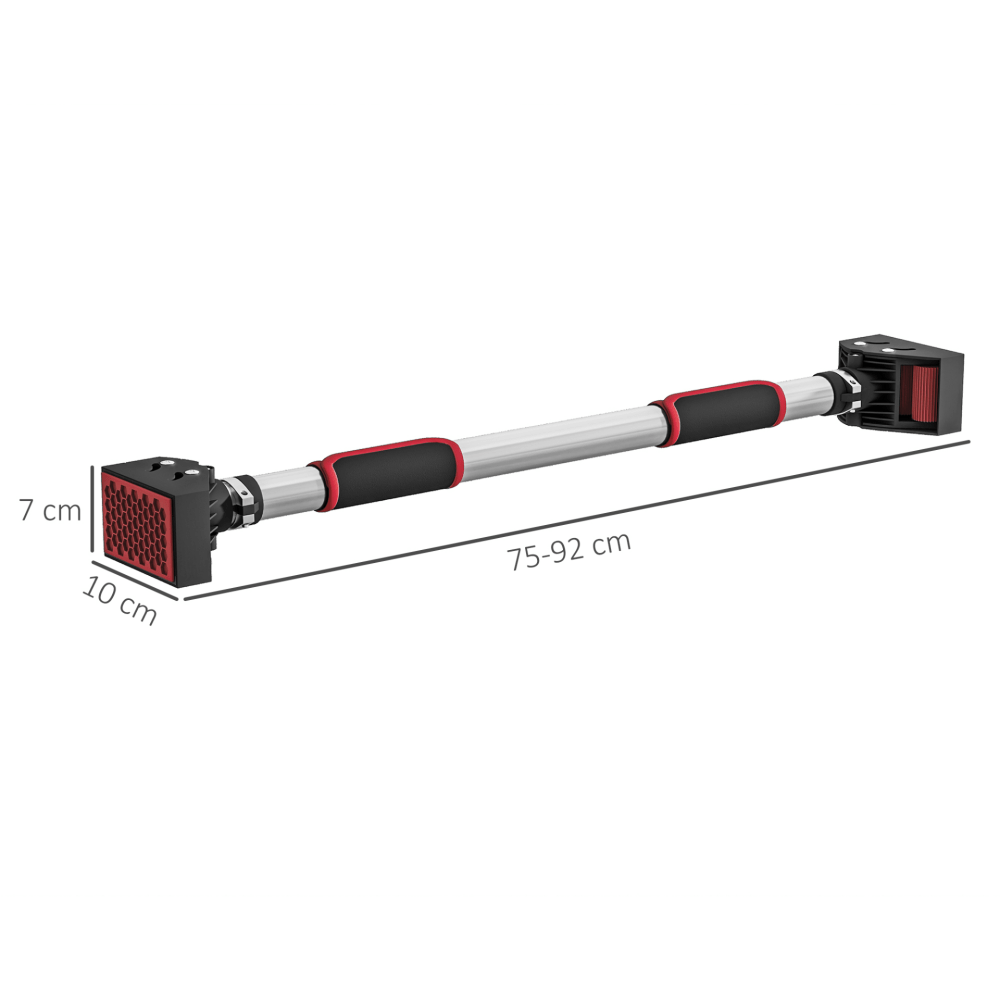 Steel Adjustable Doorway Pull - Up Bar (75–92cm)