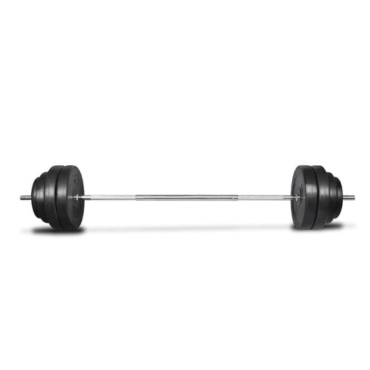 Straight Barbell with Plates Set (Total 60kg)