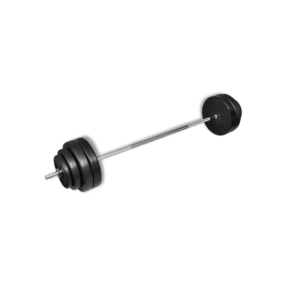 Straight Barbell with Plates Set (Total 60kg)