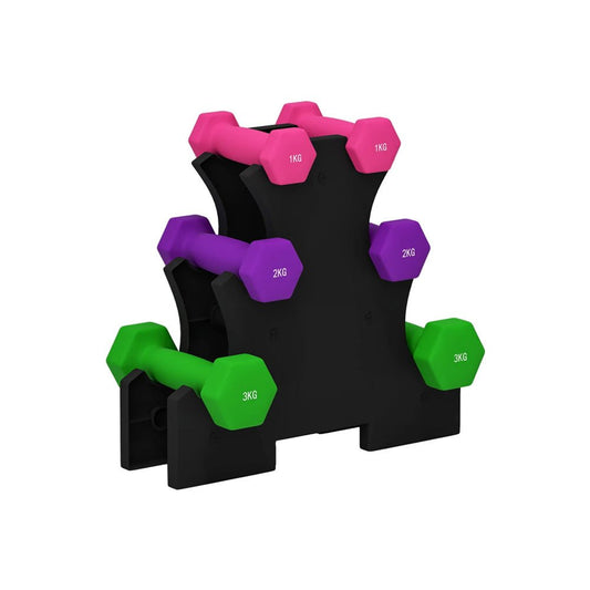 The Precision Set – 1kg to 3kg Dumbbells & Rack - Fittux