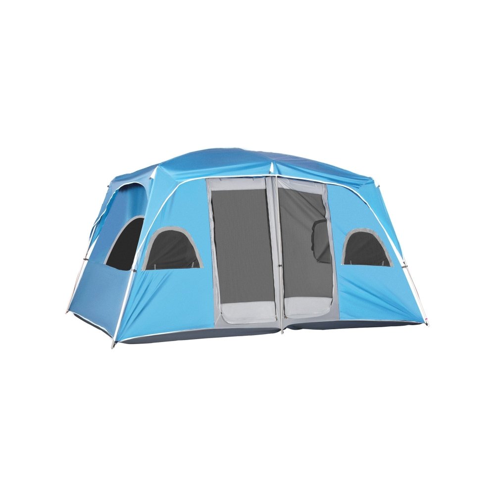 Outsunny 8 Person Two Room Camping Tent with Divider – Fittux