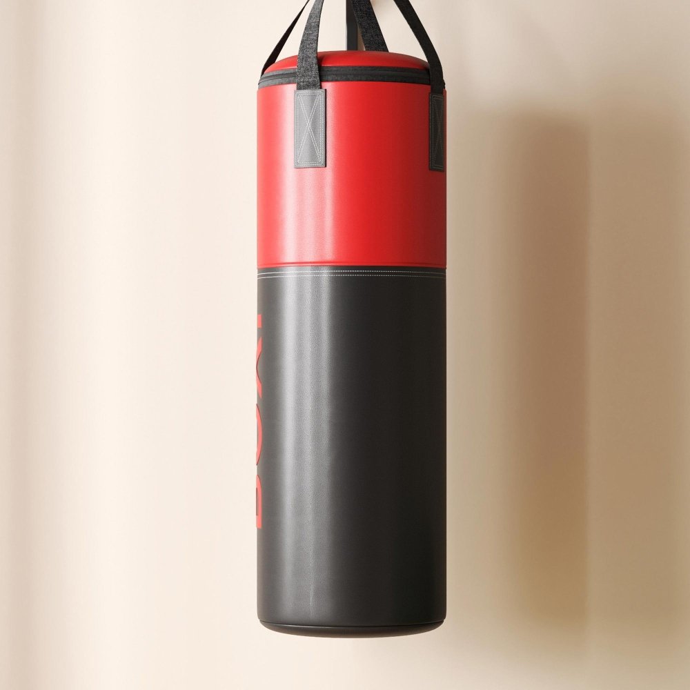 Wall - Mounted Punch Bag Set with Gloves & Bracket