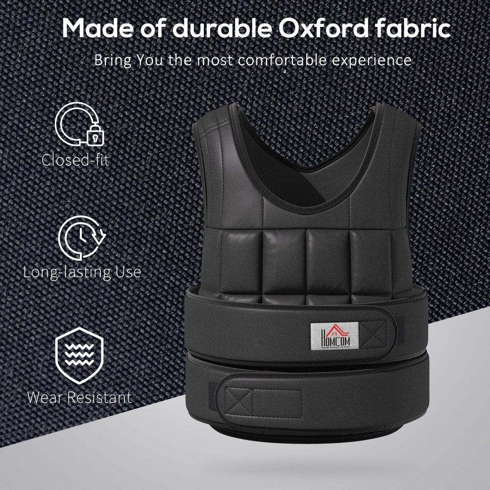 Weighted Vest 20kg Adjustable