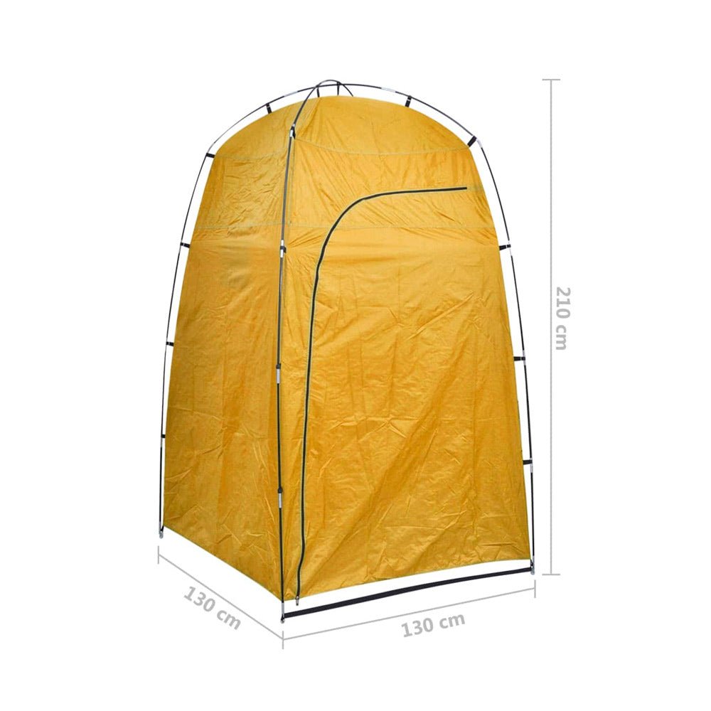 Yellow Portable Outdoor Shower & Changing Shelter