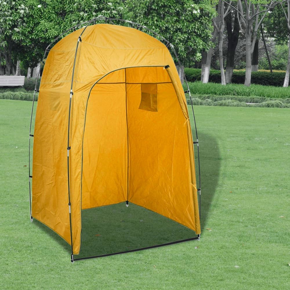 Yellow Portable Outdoor Shower & Changing Shelter