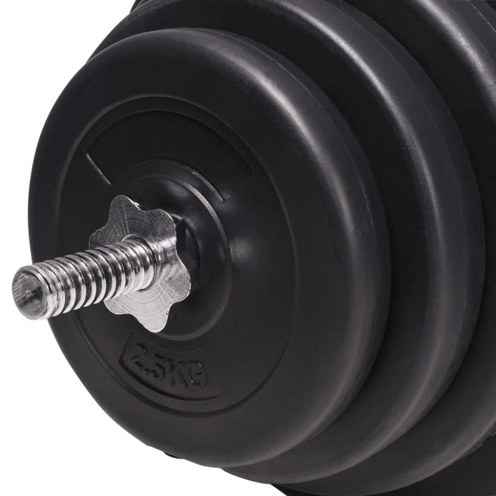 120kg Weight Bench Set with Barbell, Dumbbells & Rack