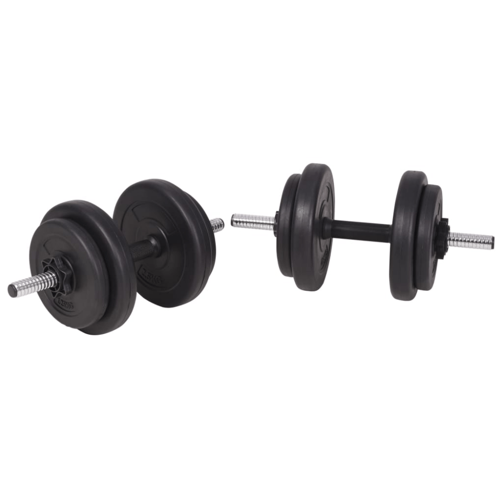 120kg Weight Bench Set with Barbell, Dumbbells & Rack - Fittux