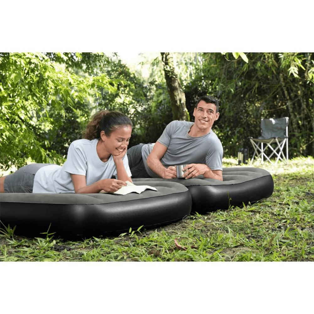 3 - in - 1 Inflatable Air Bed – Twin, King or Double - Height Blow Up Mattress