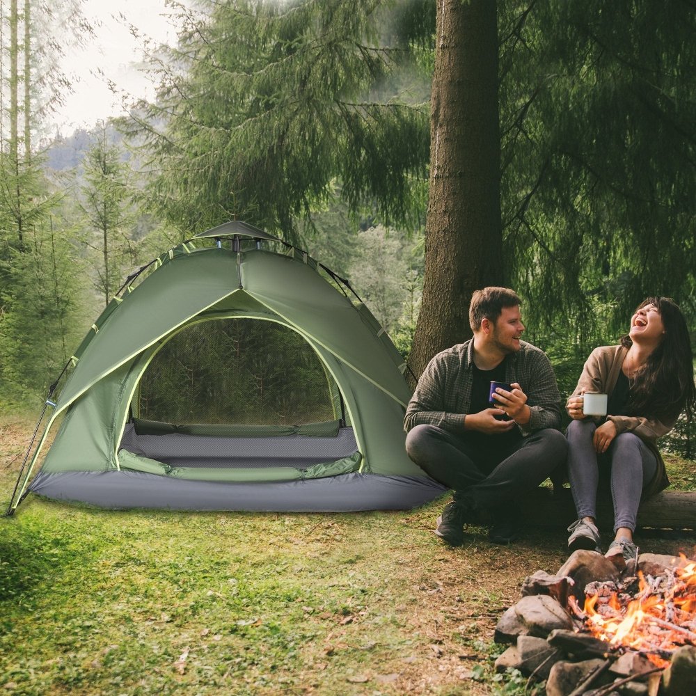 3 - Person Double Layer Pop Up Tent